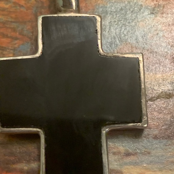 onyx and sterling silver pendant - Picture 2 of 10